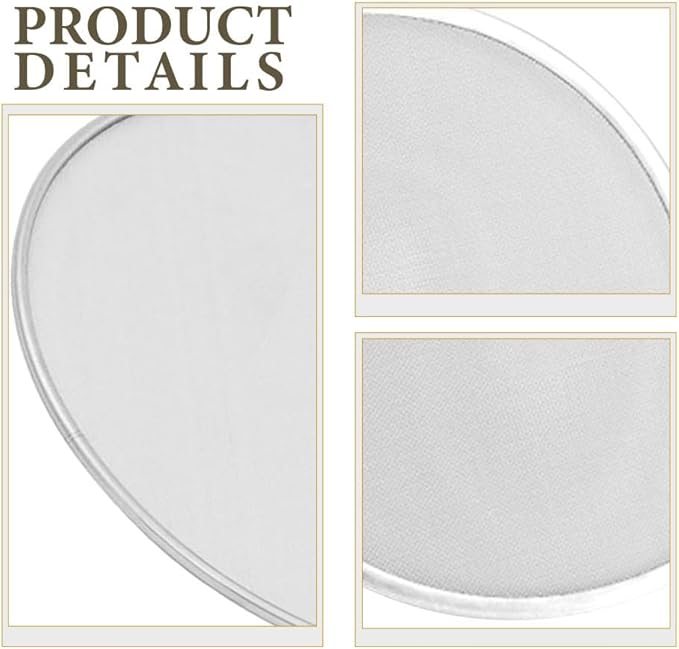 8.27 Inch Air Fryer Splatter Screen Mesh Cover Oilproof Grease Guard Replacement Accessory for Kitchen Cooking Safety