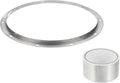 PATIKIL 16 Inch Duct Connector Flange, Metal Straight Pipe Exhaust Flange Duct Mounting Plate for Heating Cooling Ventilation HVAC System, 304 Stainless Steel