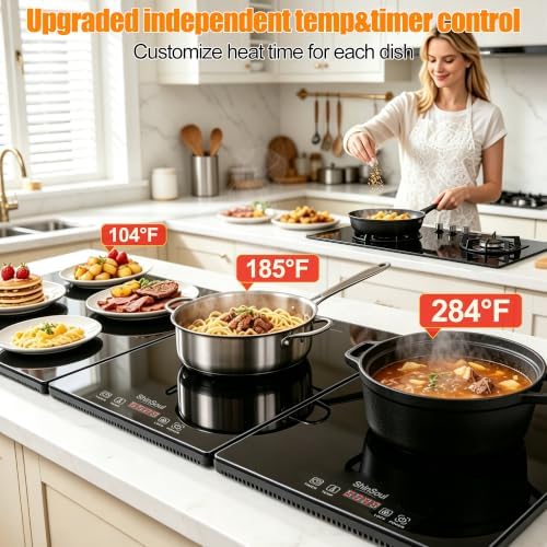 Electric Warming Tray, 3-in-1 Food Warmers for Parties Buffet - Image 4
