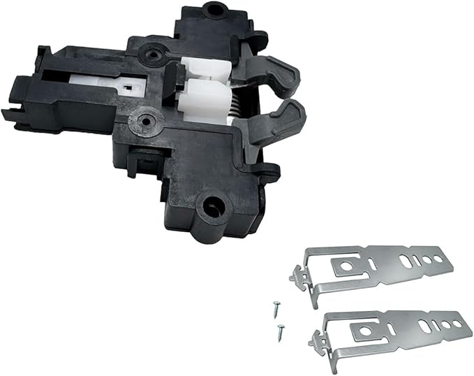 Upgrade WD01X29878 WD01X27701 Dishwasher Door Latch and 2pcs WD01X27759 Dishwasher Mounting Bracket Compatible with GE Dishwasher GDT665SSN8SS GDT645SSN8SS Replaces 265D1214G004 EG-380944