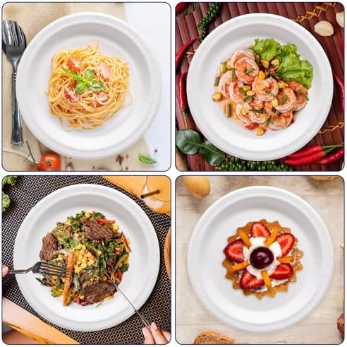 JOLLY CHEF Paper Plates 500 Count 10 inch Disposable - Image 5