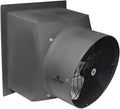 Schaefer 16" Direct Drive Hazardous Location Duct Exhaust Fan – Heavy Duty Stainless Steel Portable Utility Exhaust Ventilator W/Aluminum Shutter, Aluminum Blade for Greenhouse, Attic, Garage, Window