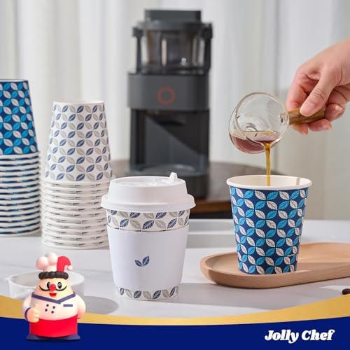 JOLLY CHEF 10 oz Paper Coffee Cups - Image 5