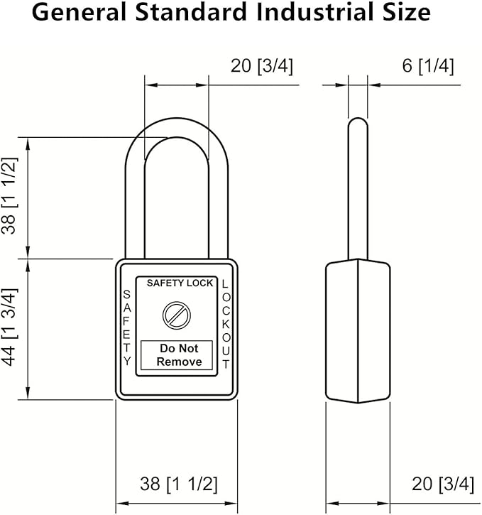 Lockout Tagout Locks, Safety Padlocks, Loto Locks Keyed Differently Lock Out Tag Out Device Plastic with Lockout TagOut Tags Kits
