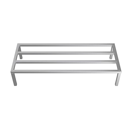 60'' x 24'' x 12'' Aluminum Dunnage Rack - 1850 lb. Capacity