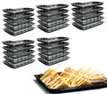 25 Pack Catering Trays with Lid – 15" Serving Trays with Lids - Reusable Serving Platter With Lid for Catering, Buffet, Picnics & Events – Party Trays With Lids (15.35 × 11.42 × 2.95 inch) by Unknown