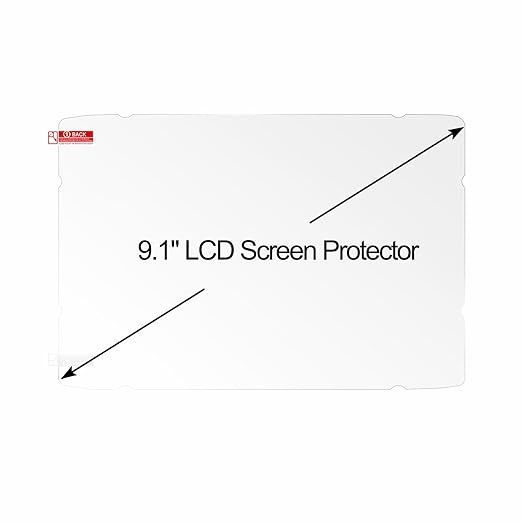 5PCS 9.1 inch LCD Screen Protector Film - Scratch-Resistant High Light Transmittance Protective Films for Resin 3D Printer ANYCUBIC Mono X 6KS