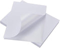 BESTEASY Sticker Paper 8.5" x 11" Full Sheet Label Stickers for Laser & Inkjet Printers, Self-Adhesive Paper Shipping Labels (500 Sheets,500 Labels)