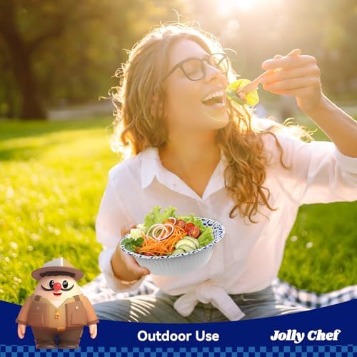 JOLLY CHEF 12 oz Paper Bowls 200 Count, Small Heavy Duty Soak-Proof - Image 6