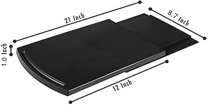 HauSun Handy Sliding Tray Sliding Tray Mat for Coffee Maker,Kitchen Appliance Moving Caddy,Countertop Stoage for Air Fryer, Blender, Stand Mixer,Food Processors,1 Set