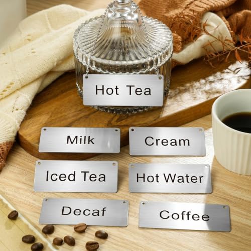 Hicarer 5 Pcs Stainless Steel Chain Signs 3-1/2 x 1-3/8 - Image 3