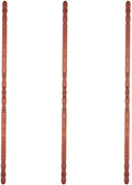 Renovators Supply Manufacturing Corner Protectors 39 1/4 in. Dark Oak Edge Protector, Sanded Corner Guard Pack of 3