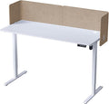 Desk Privacy Panel,2PCS L-Shaped Clamp-On Office Desk Divider,2-in-1 Adjustable Acoustic Desktop Partition Or Under Desk Modesty Screen,for Office,Home,Felt(Dark Camel, 47.2" x 17.7")