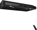 IKTCH 36 inch Range Hood 900 CFM, Black Under Cabinet Kitchen Vent Hood with 4 Speed Gesture Sensing&Touch Control Panel