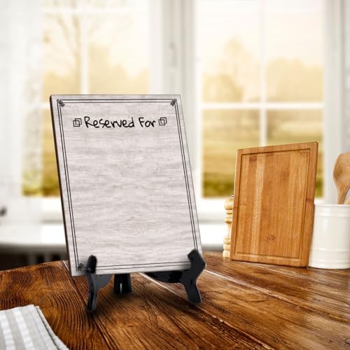 Reserved For 6x8 Dry Wipe Liquid Chalk Table Sign 6x8 Easy Installation | Restaurant & Bar | Perfect To Clearly Direct Customers & Advertise Specials | No Pen Included - Image 5