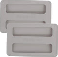 Cabilock Bread Machine Accessories 2-Piece Silicone Toaster Cover Lid for 2-Slice Toaster Dust Protection and Extend Appliance Life 6.25X3.93X0.70 Inch