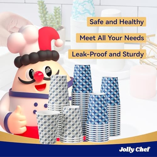 JOLLY CHEF 500 Pack Disposable Plastic Black Lids 3.6'' for 10, 12, 16, 20 oz Paper Coffee Cups, 1000 Pack Printed Coffee Cups 12 oz - Image 7