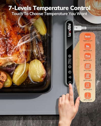 Electric Warming Mat 24x16, Foldable Food Warmer for Parties - Image 4