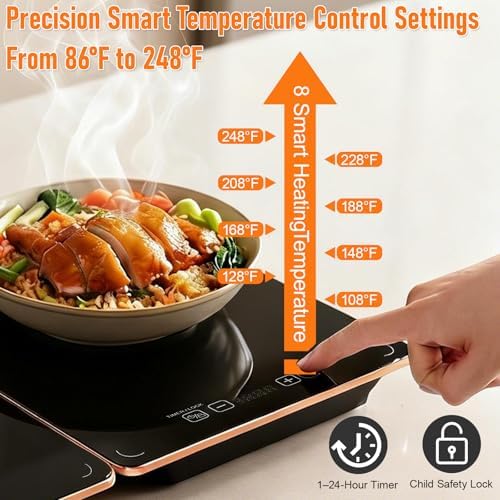 Electric Food Warming Tray, 4-in-1 Food Warmers for Parties Buffet - Image 3