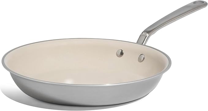 Made In Cookware - 10" Ceramic Non Stick Frying Pan (Stainless Handle) - 5-Ply Stainless Clad with Stay-Cool Handle - Professional Cookware