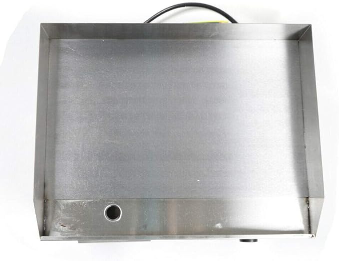 Commercial Electric Griddle 110V 3000W Electric Flat Top Griddle Non-Stick Teppanyaki Grill, 22'' x 14'' Cooking Plate, Stainless Steel Restaurant Electric Countertop Griddle Tabletop Grill