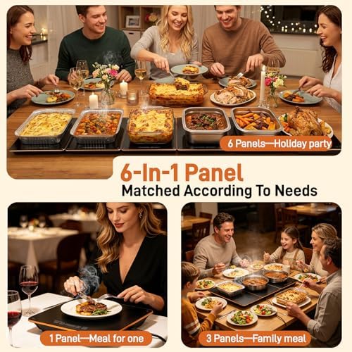 Electric Food Warming Tray, 5-in-1 Food Warmers for Parties Buffet - Image 2