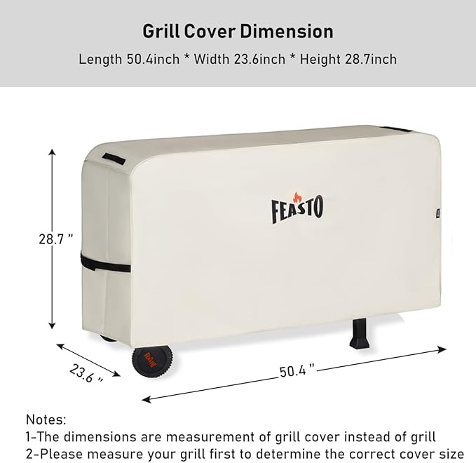 Outdoor Grill Table Cart, Pizza Oven Stand for Outdoor Indoor, 50" x 22" Stainless Steel Tabletop Dining BBQ Grill with Wheels for Food Prep, 3-Shelf Kitchen Cart with Cover