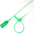 1000 Numbered Plastic Security Seals Pull Tight Tamper Evident Tags Disposable Self-Locking Zip Ties Pull Tite Tags for Fire Extinguisher 250mm (Green)