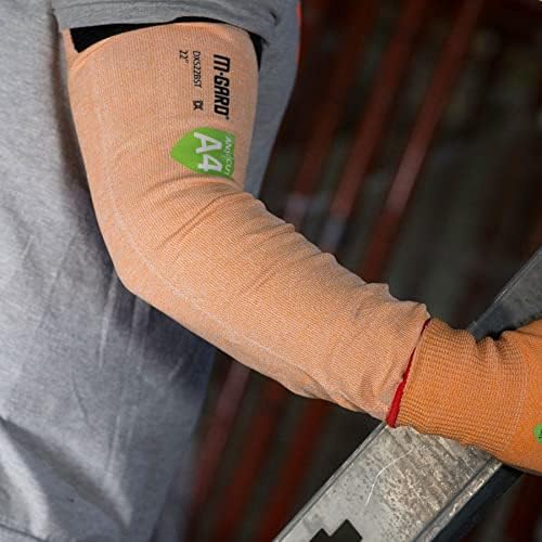 MAGID M-GARD DX Technology ANSI A4 Cut-Resistant Arm Sleeve with Thumb Slot, 60 Pairs, (DXS)