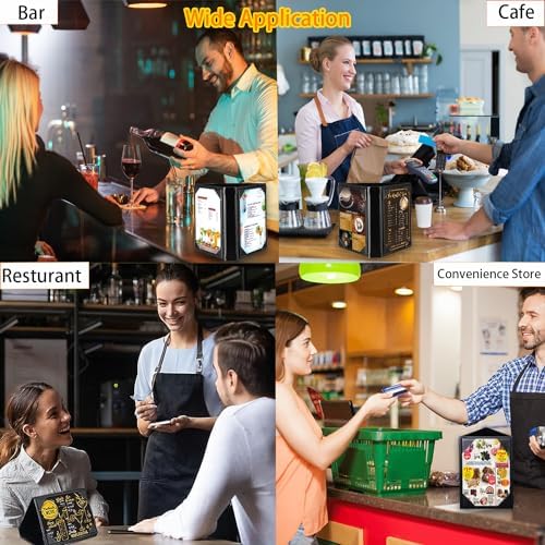 5x7 Inch Table Tent Leather Menu Holder Sign Display Black Menu Covers for Cafes Bars Restaurant 3 sided triangle shape table tent 1 pack - Image 5