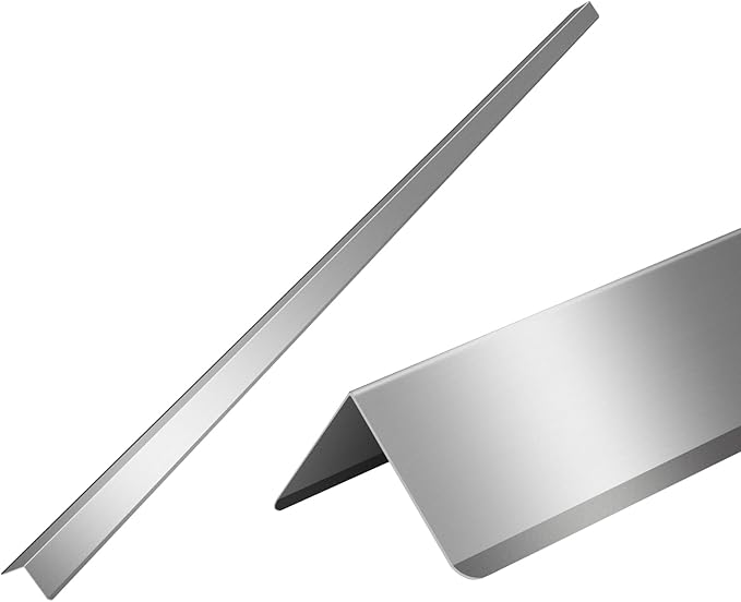 Stainless Steel Wall Corner Guard 2 x 2 x 48 inch 10 Pcs,304 Steel Corner Trim, Metal Wall Corner Protection Guards with 90-Degree Angle for Wall Protection and Decoration.