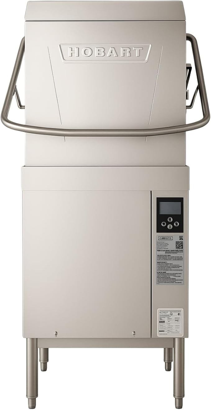 Commercial High-Temp Dishwasher, Door Type with Booster Heater, AM Series by Hobart