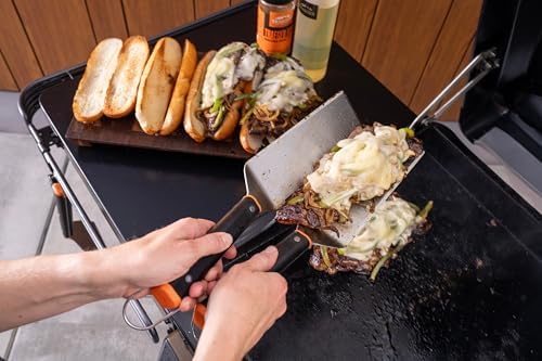 Traeger Grills Flat Top Grill Essentials Kit – 2 Spatulas, Scraper & Squeeze Bottle | Complete Griddle Tool Set for Smash Burgers, Frying & More - Image 5