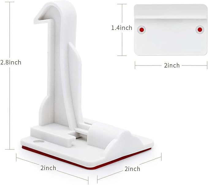 2 Pack Upgraded Invisible Baby Proofing Cabinet Latch Locks - No Drilling or Tools Required, Children Proof Cupboard Drawers Latches, Works with Most Cabinets and Drawers - Adhesive Easy Installation