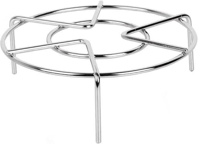 Steam Rack,Steaming Rack Stand,Steamer Basket,Heavy Duty Stainless Steel Metal Multi-function By Meleg Otthon (5.9" Diameter X2.7"High)
