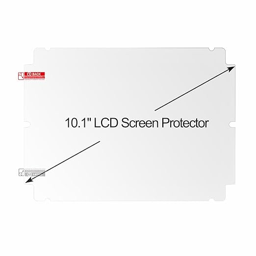 5PCS 10.1 inch LCD Screen Protector Film - Scratch-Resistant High Light Transmittance Protective Films for Resin 3D Printer Anycubic Photon M5