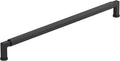Amerock Ballard 18 inch (457mm) Center-to-Center Matte Black Appliance Pull, BP37651MB