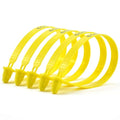 Leadseals(R) 100 Yellow Plastic Truck Trailer Seals Tite-Lock Tractor Door Seal Tamper Evident Security Tags Numbered Safty Disposable Locks for Trailer Logistics Shipping Transport
