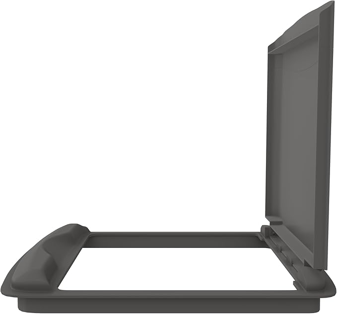 Rev-A-Shelf 50 Qt Under Sink Garbage Can Lid for Base Kitchen and Bathroom Cabinet, Replacement Plastic Trash Bin Lid Only, Gray, RV-50-LID-13-1-40