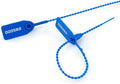 100 PlasticTamper Seals, Zip Ties for Fire Extinguishers Pull Tite Security Tags Numbered Disposable Self-Locking Tie 250mm Length(Dark Blue)