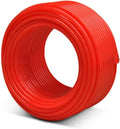 1/4" OD 25 Feet Length Red Tubing for Reverse Osmosis De-ionized Water Filtration Systems, Refrigerators, and Other Appliances (1/4" OD, 25') NSF Certified