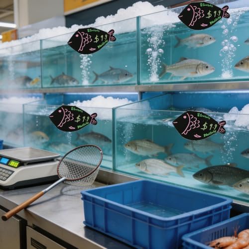 10PCS 3cm clip Fish Mini Chalkboard Signs, Reusable and Reserved Table Signs,Labels for Party Buffet, Easy to Write and Wipe Out, Catering Supplies Buffet Display，Ideal for Retail Pricing, Place Cards - Image 5