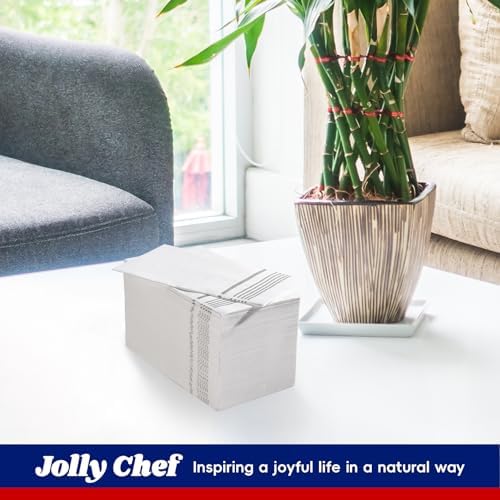 200 Paper Napkins Disposable Guest Towels, 3 ply Silver Dinner Napkins - Image 7