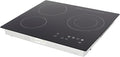 3 Burner Electric Ceramic Stove, 110V 9 Settings Cooktop LED Display Touch-Adjustable Control Stove Top for Glass Pot Stainless Steel Pot Casserole Pot Black