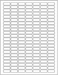 White Rectangular Labels + Bonus Color Stickers - White Color-Coding Labels with Laser Printer Template Included 1630 Pack - 10 Cases