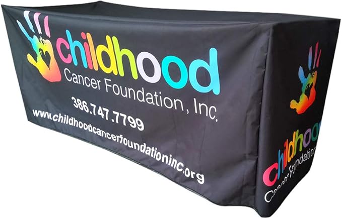 Custom Canopy Pop Up Tent 10x10 with Logo, Personalized Pop Up Canopy for Tradeshow, Customized Canopy Advertising Outdoor Tent (top Canopy+one Full Wall+13kgs Frame+6 ft Table Cover)