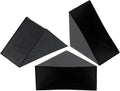 uxcell 20Pcs Plastic Corner Protectors 30x67mm Right Angle Shape Glass Corner Guards Cushion for Corner Protection of Glass, Mirror, Tile, Black