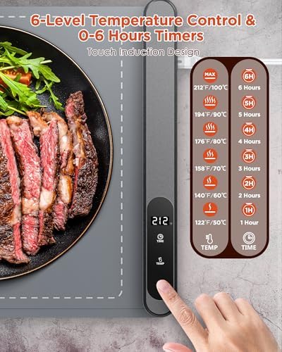 FEPPO Food Warming Mat, Upgrade High-tech Heating System, Fast Full Surface - Image 4
