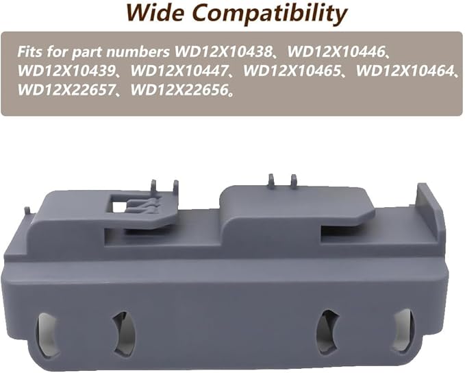 4 PCS WD28X27241 Lower Rack and Carrier Kit for GE Hot-point,Hai-er Dishwasher, Dishwasher Lower Rack Replaces WD12X10438 WD12X10439 WD12X10446