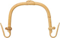 uxcell Bamboo Teapot Handle U-Shape Handle Replacement for Span 4.3-5.1 Inch Ceramic Pottery Tea Pots Tea Kettle Accessories Supplies, Heart Knot
